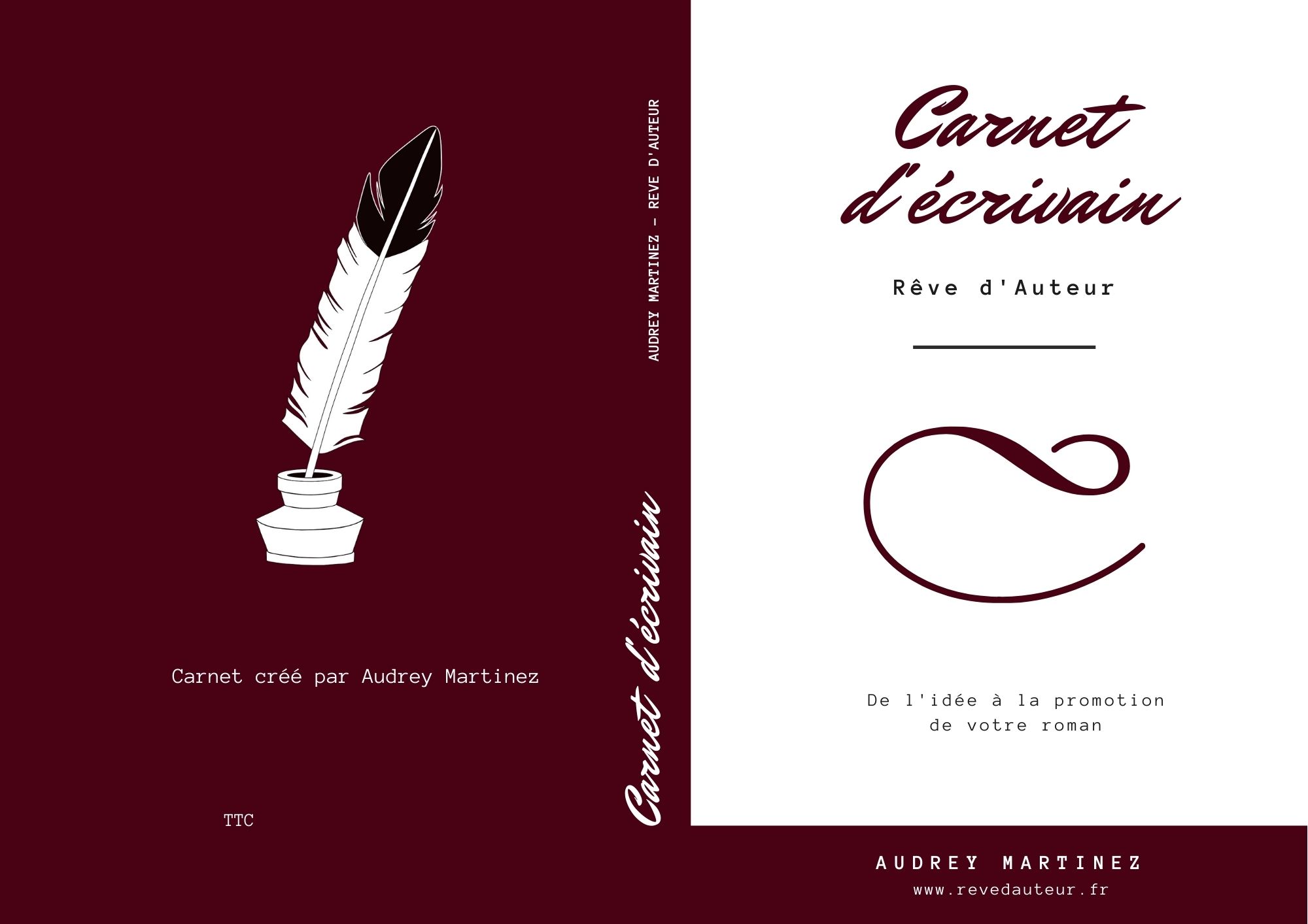 Carnet d'écrivain - Rêve d'Auteur - Outil pour les auteurs